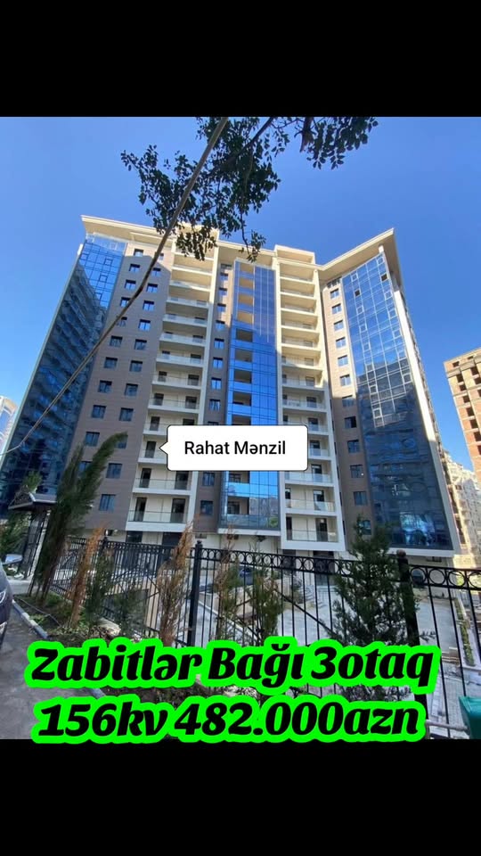 3 ოთახიანი ბინა იყიდება, ბაქო — 482,000 ₼