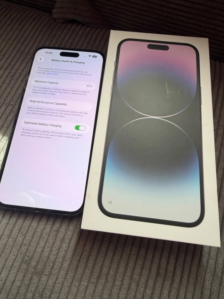 iPhone 14 Pro Max 256GB everything is 750₾
