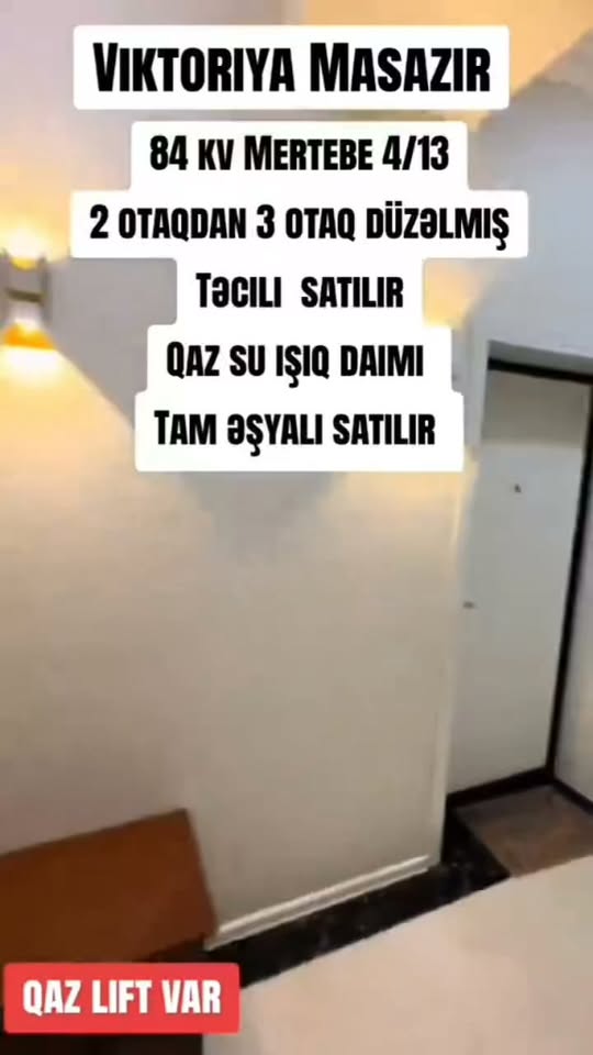 Satılık daire, Bakü — 117,000 ₼