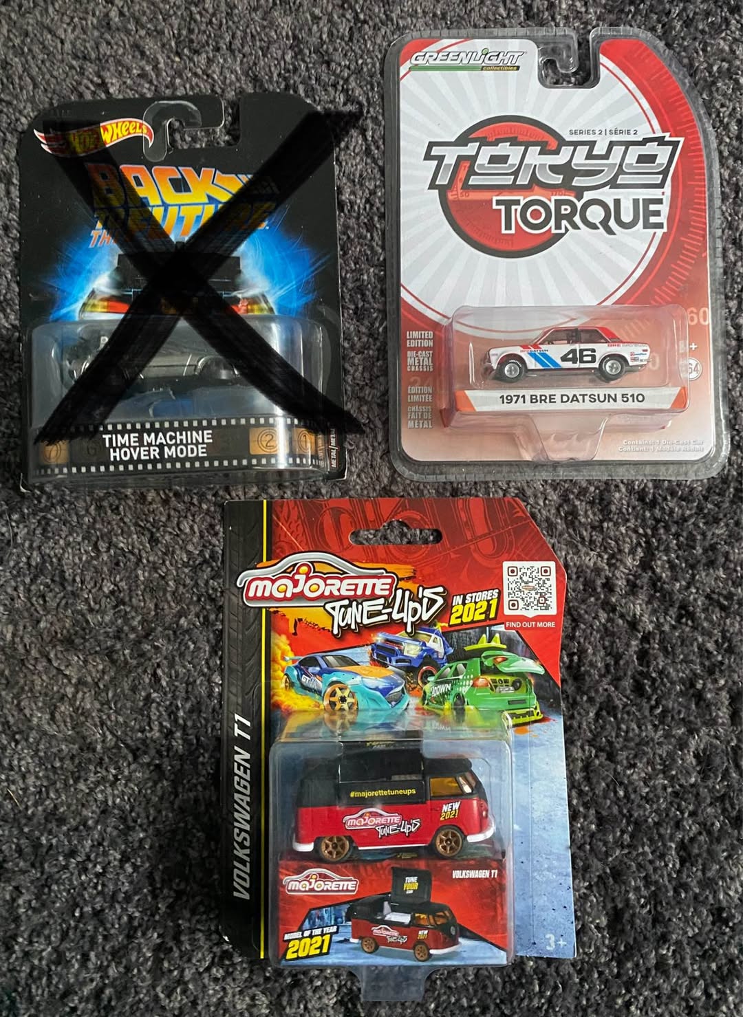 Die-cast 1/64 cars, Hot Wheels, Greenlight, $20