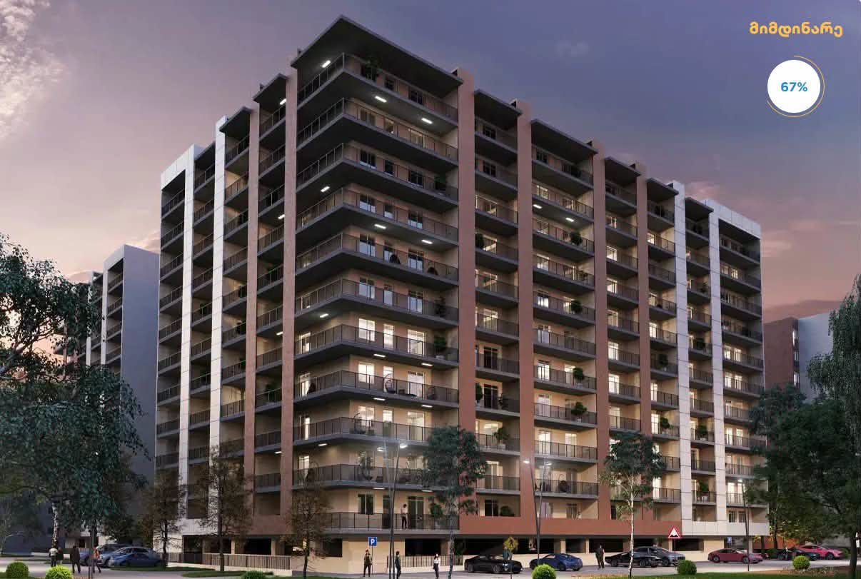 2 oda daire satılık, Rustavi — $50,000