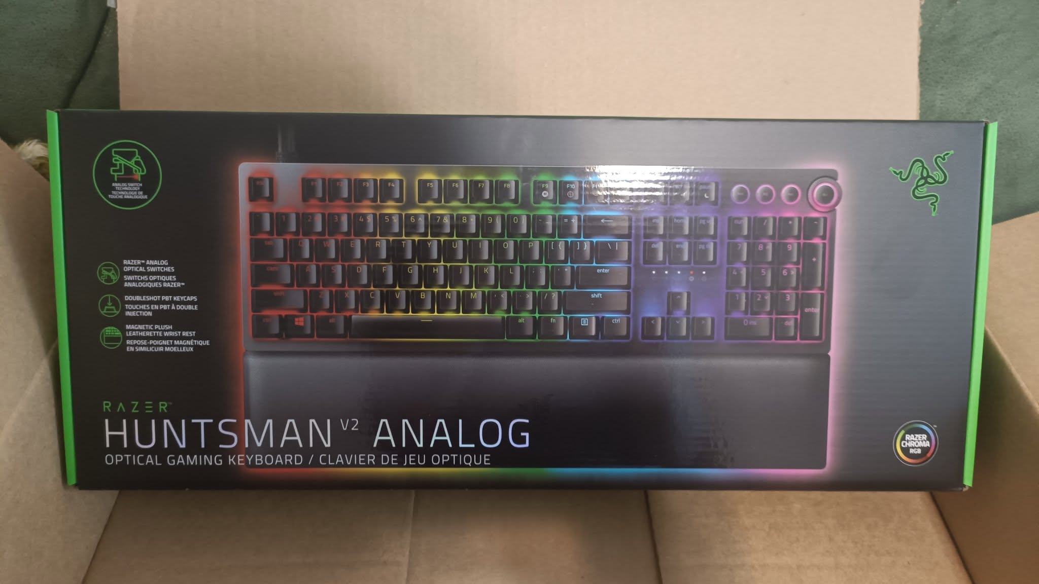Razer Huntsman V2 Analog სათამაშო კლავიატურა: