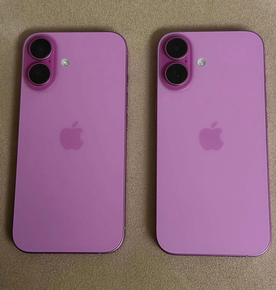 2 adet iPhone 16 128GB pembe