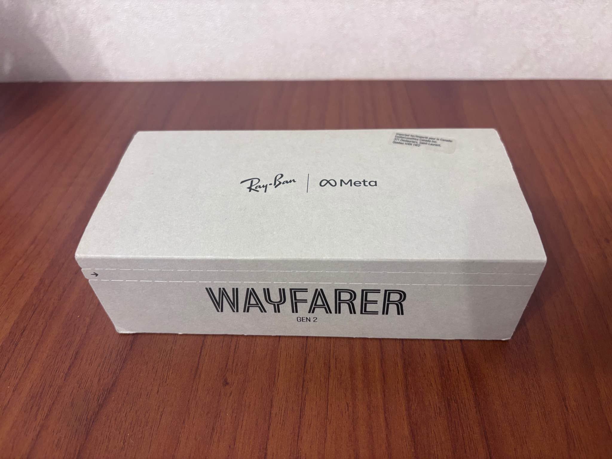 Ray-Ban Meta Wayfarer Gen 2, ახალი