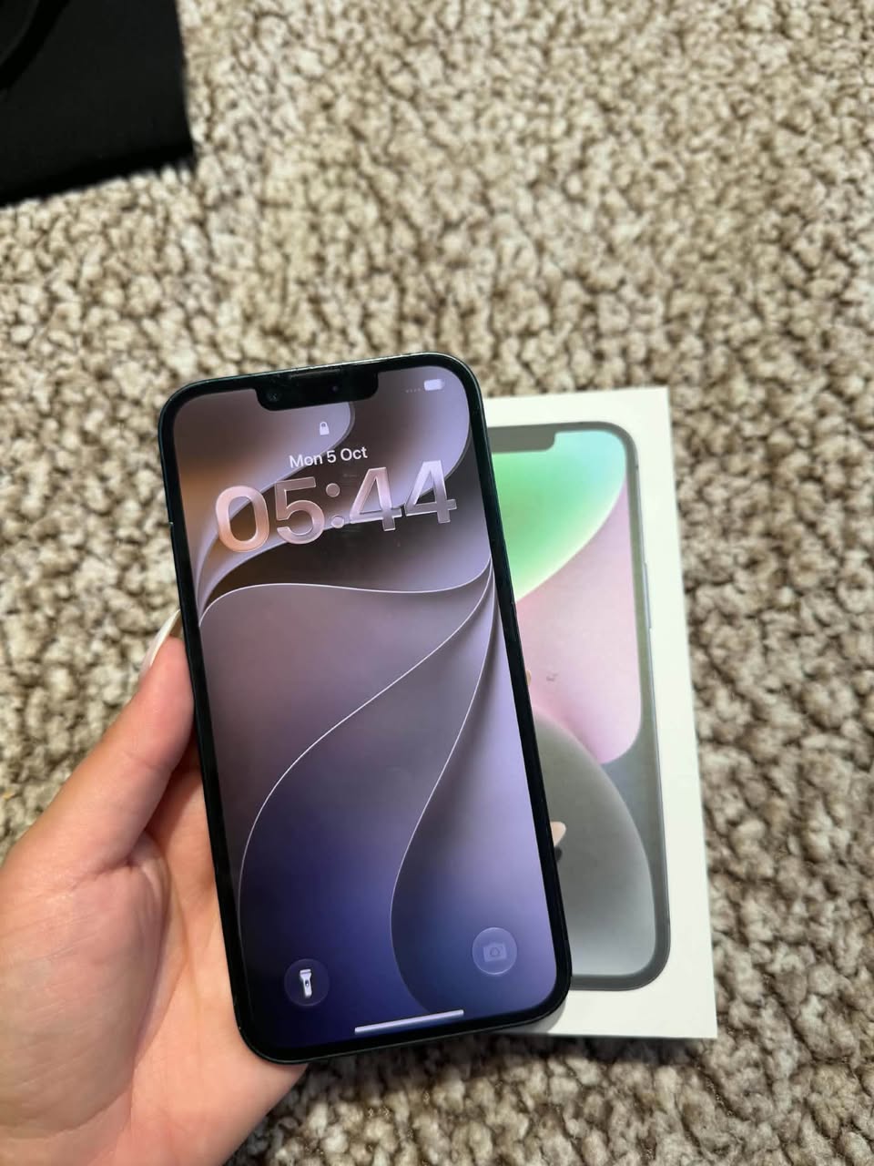 For sale iPhone 14, 128GB, black color, — 700₾