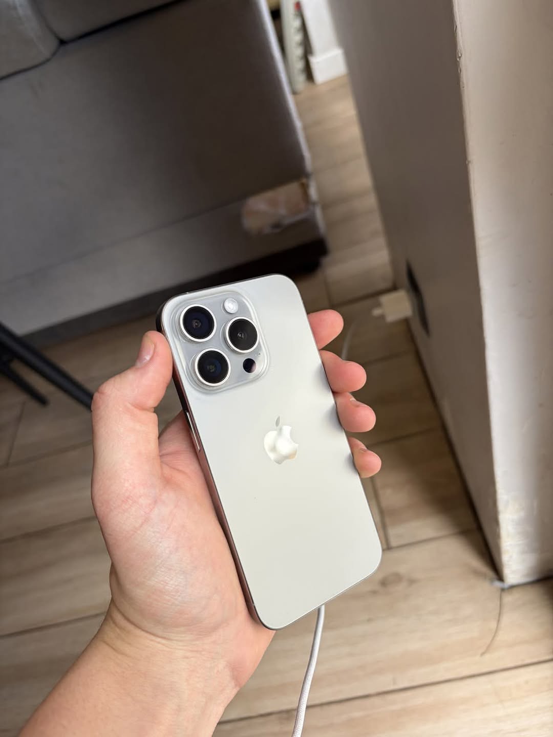 iPhone 15 Pro 82/128 in good condition — 1,530₾