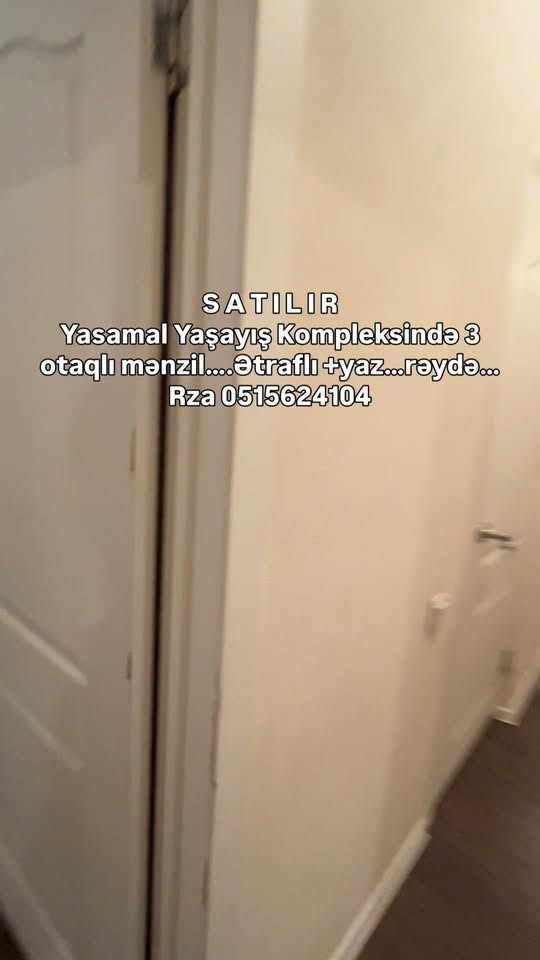 3 ოთახიანი ბინა იყიდება, ბაქო — 196,000 ₼