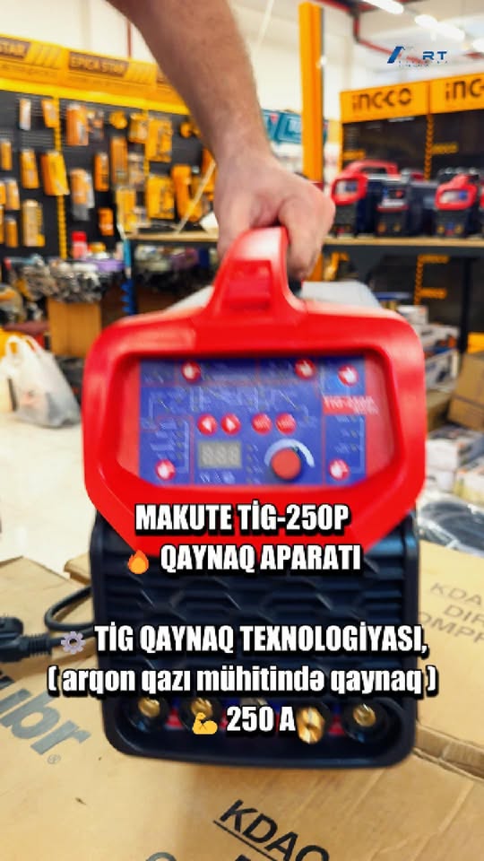 🔥 MAKUTE TİG-250P — Kaynak işlerinde