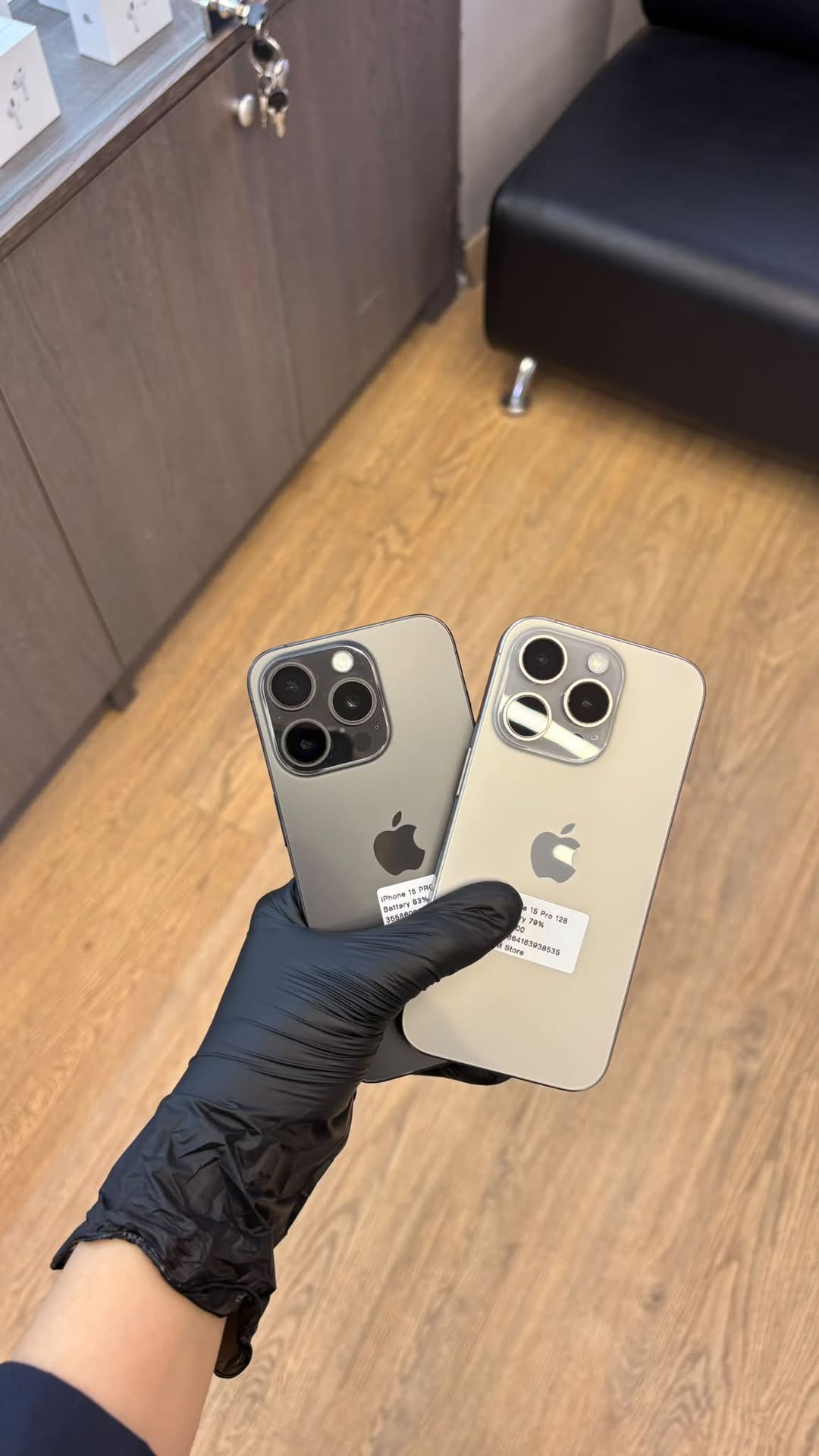 iPhone 15 PRO 83% გორცარანაინ 210 — 210,000֏